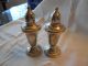 Vintage Empire Sterling Silver Salt And Pepper Shakers Antique Sterling Silver Salt & Pepper Shakers photo 2