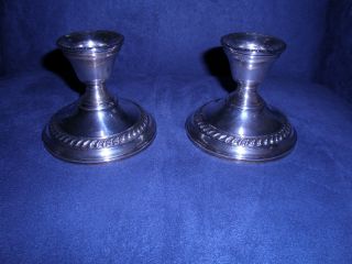 Watrous Sterling Silver Candlesticks photo