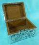 Rare Victorian Sterling Silver Table Cigarette Box Cats Robert Pringle 1896 Boxes photo 7