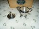 Pilgrim Silverplate Creamer And Sugar Bowl Set W/ Serving Tray - Creamers & Sugar Bowls photo 4