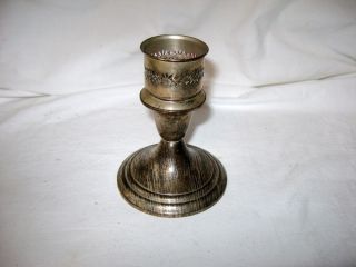 Gorham Sterling Candlestick 1 Weighted Needs To Be Polished photo