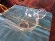 Vintage Glass Sauce Gravy Boat W/ Sterling Silver Base By Frank M.  Whiting Sauce Boats photo 2