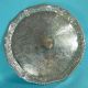 Sterling Silver Salver Tray Crest Birds 12 Inch Dia Lambert & Co 1898 Platters & Trays photo 1