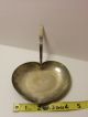 Vintage Three Crowns Silversmiths Heart Shaped Mint/ Candy Dish Silverplated Dishes & Coasters photo 2