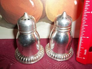 Sterling Silver Salt And Pepper,  Set Of 2 Birks Sterling.  2+1/4x1 And 1/2 