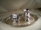 Antique Silverplate Ronson Crown Table Lighter Set Other photo 2