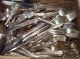 200 Plus Pieces Of Old Silverplate Flatware For Craft Projects Clean Good Estate Other photo 1
