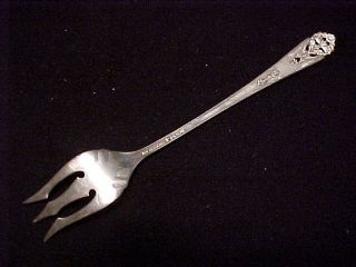 Vintage International Sterling Silver Pickle Fork photo