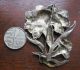 Large Carnation Silver Flower Brooch Brooches/ Jewellery photo 1