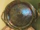 Vintage Oneida Silverplate Round Waiters Tray Tarnished Betina 18 