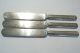 Set Of Three Antique Knives - 16 Dwt Each Coin Silver (.900) photo 2