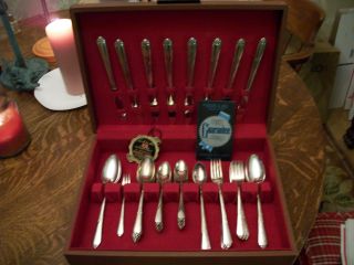 Vintage [ Rogers & Bro ] Reinforced Plate Silver Ware Set photo