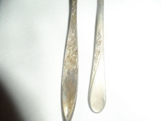 Wm Rogers And Son Silverplate Silverware Fork And Spoon photo