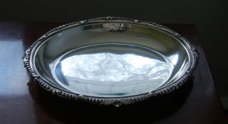 Antique Silver Plate Holloware Tray photo