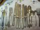 15 Pieces Of Silverplate Flatware,  Mixed,  7 Knives,  5 Forks,  3 Spoons Mixed Lots photo 1
