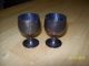 Vintage,  Antique,  Two,  Miniature,  Silver Plated,  Goblets,  Made In India Cups & Goblets photo 6