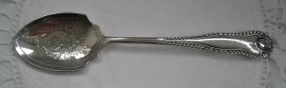 Antique Victorian/edwardian Silver Plated Jam/preserve Spoon photo