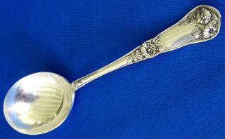 1908 Oneida Wildwood Bouillon Spoon photo