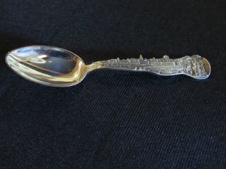 Sterling Silver Chicago Skyline Souvenir Spoon By Watson Silver Stunning Detail photo
