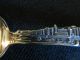 Sterling Silver Chicago Skyline Souvenir Spoon By Watson Silver Stunning Detail Souvenir Spoons photo 1