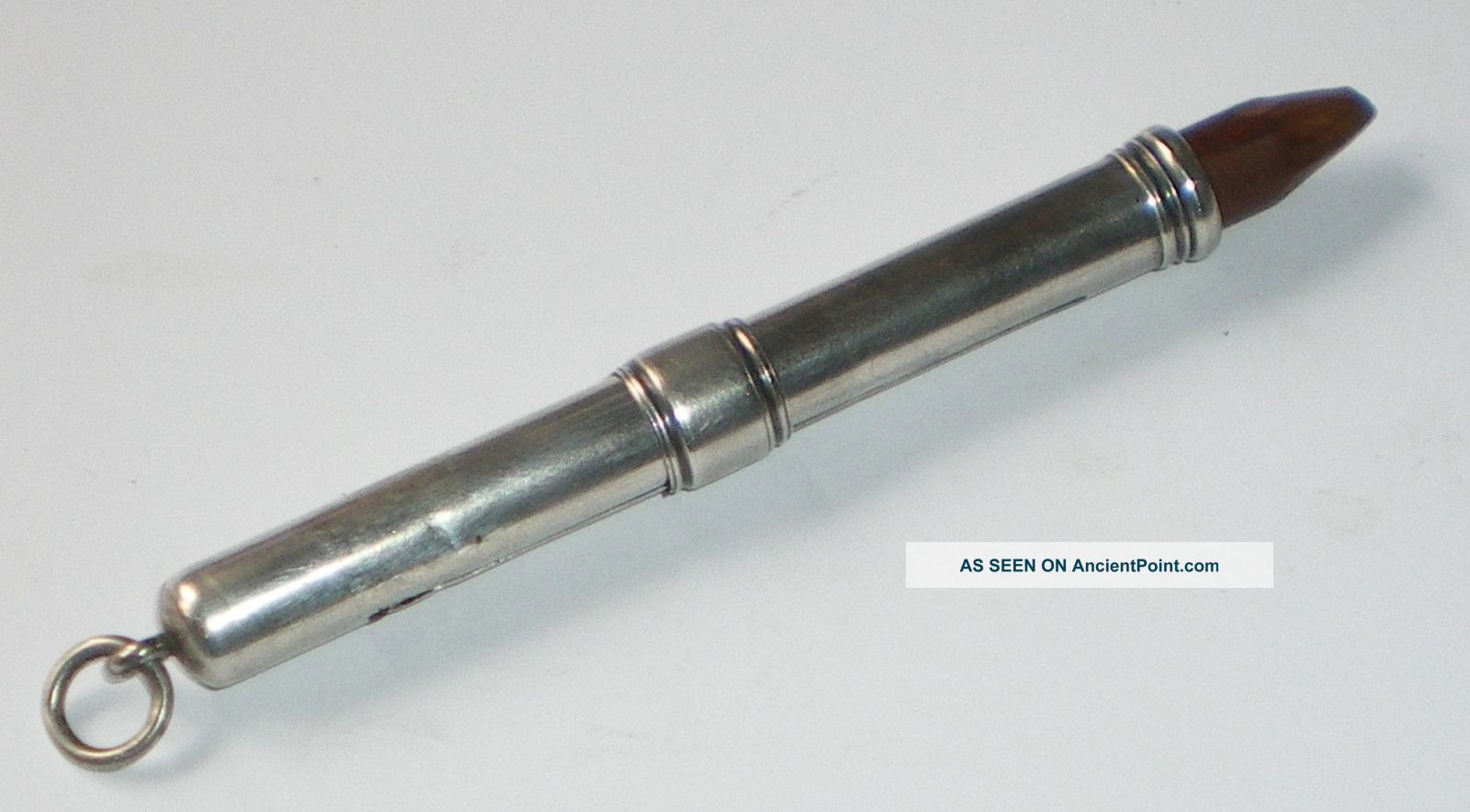 1919 Hm Silver Sampson Mordan Slide Cedar Wood Pencil Sm & Co.  Nr Other photo