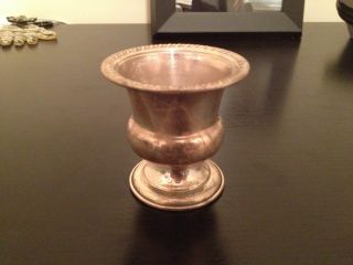Solid Sterling Silver Kiddish / Goblet Cup (1.  05 Oz) photo