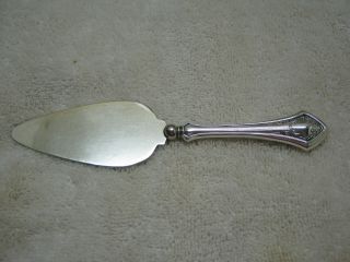 Webster Sterling Silver Cheese Server With Silver Plate Blade Ca 1910 photo