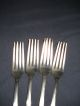 Lady Betty Silverplate Dinner Forks (4) And Salad Forks (3) Ca 1900 - 1940 Other photo 3