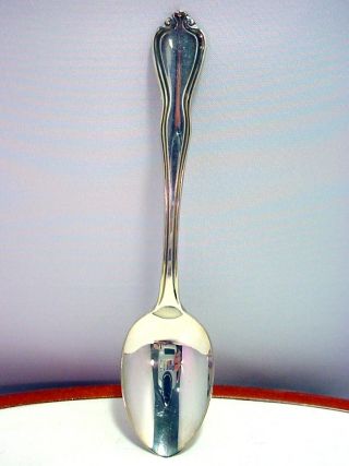Antique Oneida Ltd.  Swiss Chalet Catering Spoon Souvenir Silver Plated photo