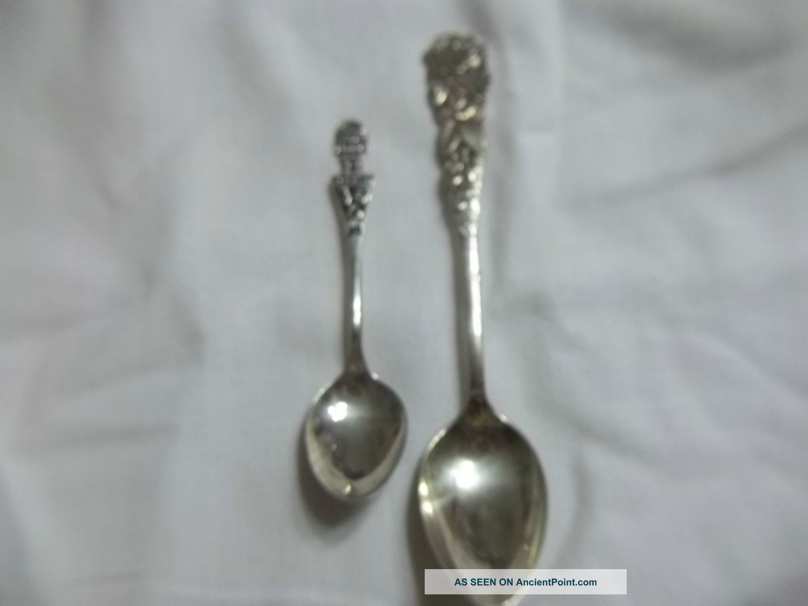 Vintage Sterling Silver Souvenir Spoons Souvenir Spoons photo