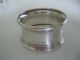 Banded Sterling Silver Napkin Ring No Monogram,  Made By Birks Of Canada Napkin Rings & Clips photo 1