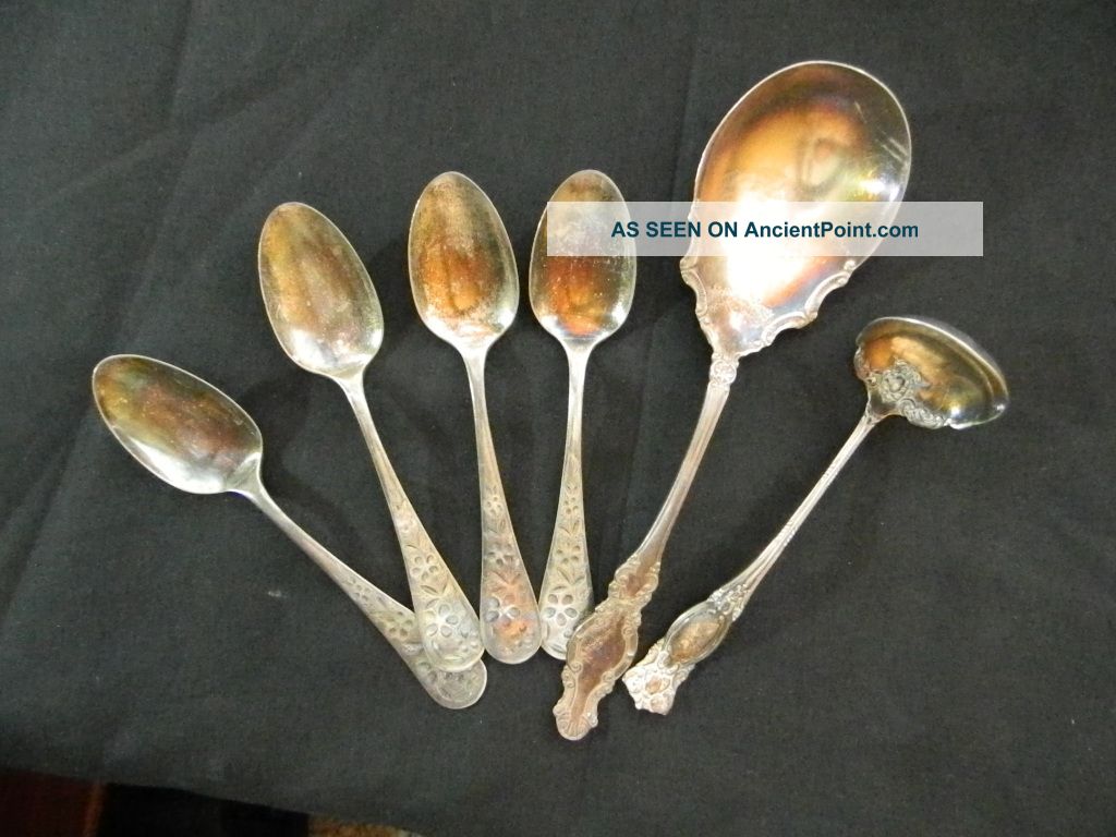Wm Roger Flatware Assortment Of 6 Pieces. Oneida/Wm. A. Rogers photo