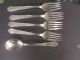 27 Pieces Rogers 1847 Silverplate Flatware Ancestral 6 Iced Tea 1924 No Monos International/1847 Rogers photo 4