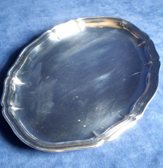 Sigg (switzerland) Silver Plated 28cm Wide Platter Tray photo