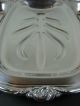 Community Melon Sheffield Design Silverplated Footed Meat Tray W/vegetable Side Platters & Trays photo 4