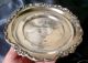Meriden Silver Plate Co Wine Coaster Or Underliner Quad Plate No.  01309 Platters & Trays photo 4