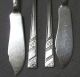 Vintage Viners Of Sheffield Silver Plate 4 Fish Knives & 6 Fish Forks Sheffield photo 2