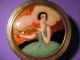 1890 ' S Enamel Painting On 935 Sterling Box Depicting The Famous Marie Laurencin Boxes photo 6