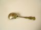 Antique Wm.  Rogers & Son Ornate Sugar Shell Spoon Repousse Floral Other photo 6
