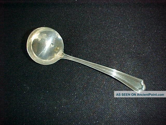 Manchester Sterling Mary Warren Cream Sauce Ladle No Mono Nr Manchester photo