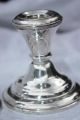 Pair Of Frank M.  Whiting & Co.  Sterling Silver Candlesticks 3 Inch Tall Weighted Candlesticks & Candelabra photo 2