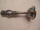 Antique Art Nouveau Silverplated Empire Art Silver Bell Floral Decoration Other photo 1
