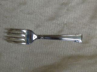 Vintage International Sterling Silver Baby Fork In The Serenity Pattern photo