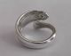 Sterling Silver Spoon Ring - Int ' L / Prelude - Spiral - Size 6 1/2 To 8 - 1939 International photo 2