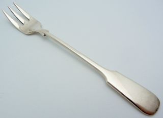International Sterling Silver Cocktail Fork Fiddle photo