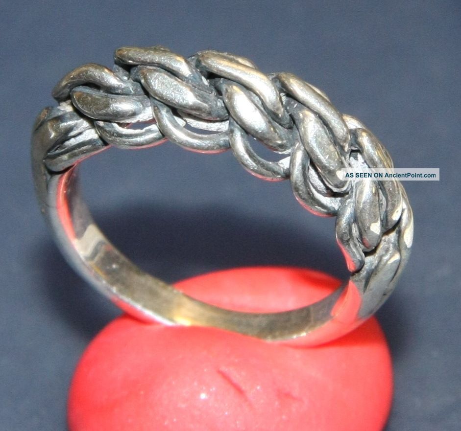 Old Silver Ornament Ring Other photo