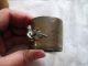 Victorian Hand Friendship Napkin Holder Ring Forget Me Knot Flowers Silver Plate Napkin Rings & Clips photo 2