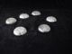 Antique Vintage 6 Glass Coasters Dishes & Coasters photo 5