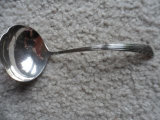 International Silver Sterling Orchid Cream Or Sauce Ladle 6 1/2 In photo