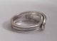 Sterling Silver Spoon Ring - International / Wedgwood - Size 6 To 7 1/2 - 1924 International photo 3